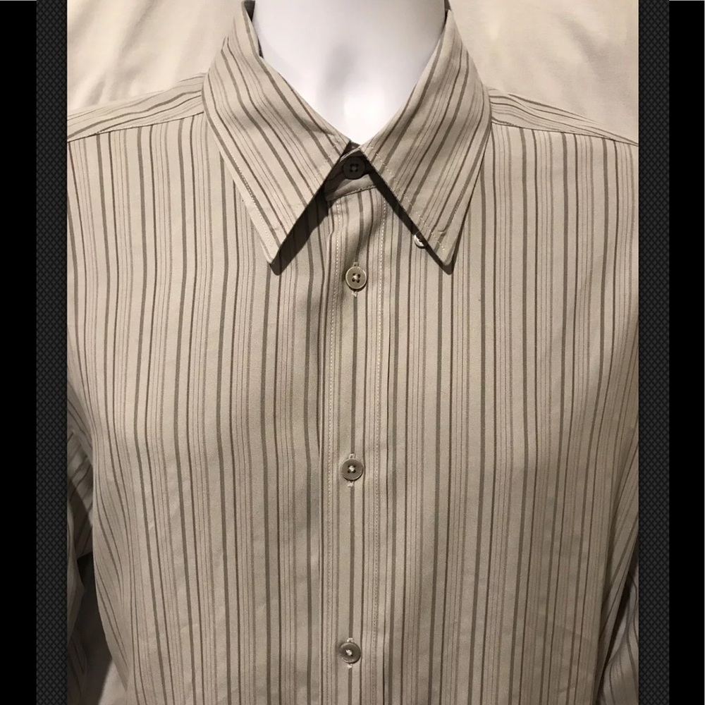 TED BAKER London Men’s Dress Button Shirt Striped - Picture 4 of 10